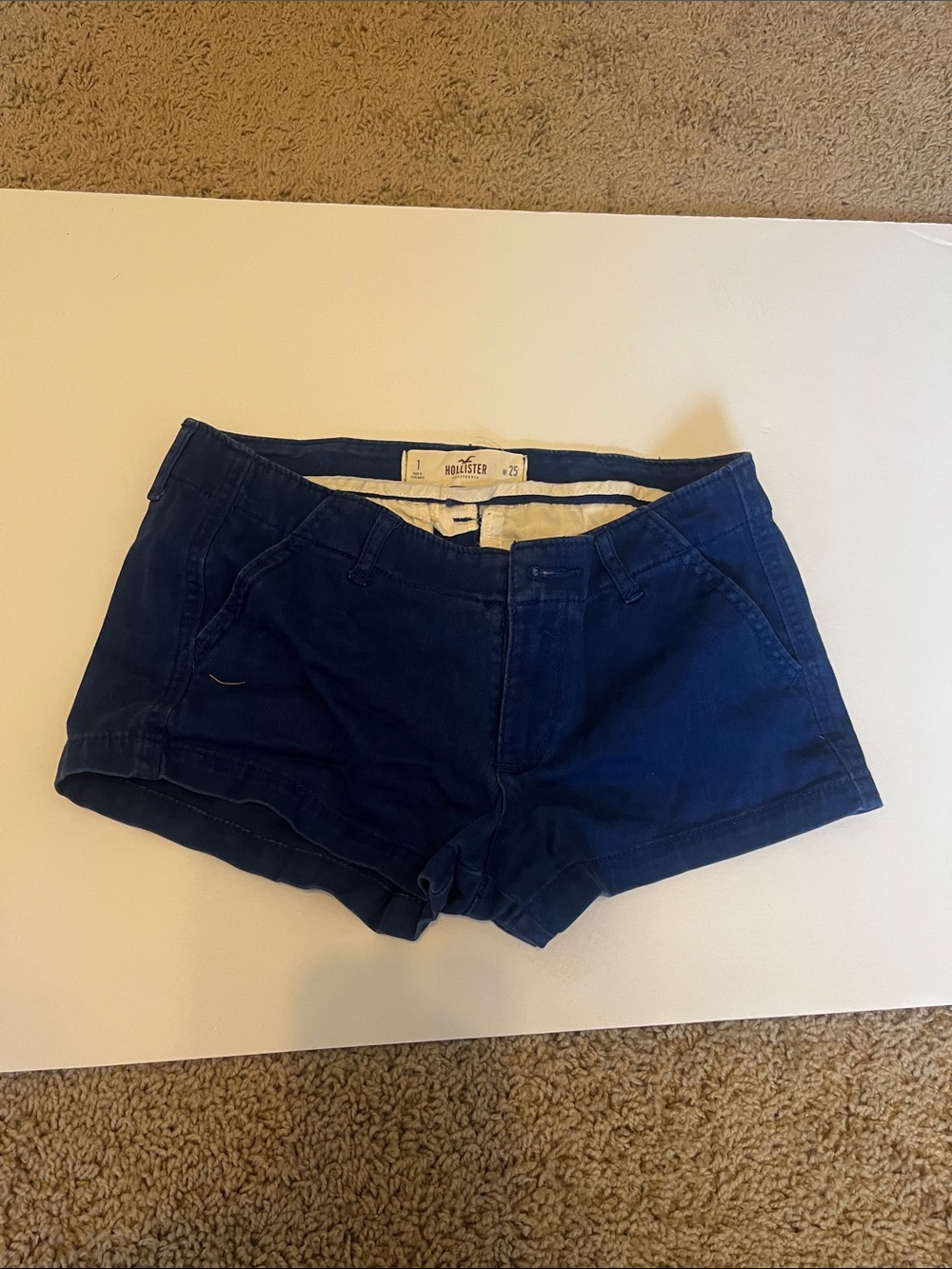 Hollister Navy Blue Women’s Shorts